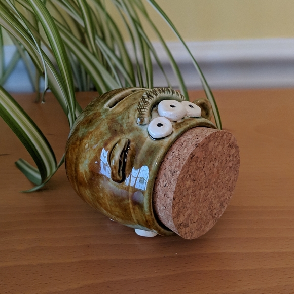 Floppy Ear Pottery Other - Handmade Monster Piggy Bank